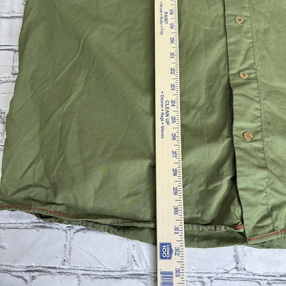 COOGI Vintage Green Cotton Mens Size XXL Casual Western Utility Dress Shirt - Picture 6 of 12
